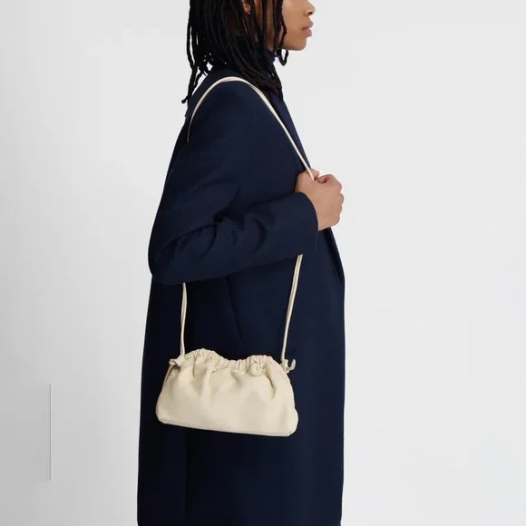 Mansur Gavriel white mini Cloud leather clutch bag - Picture 15 of 16